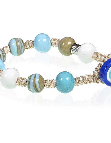 Bracciale Unisex DENVER GERBA JEWELS perle in vetro di murano e Argento 925