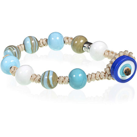 Bracciale Unisex DENVER GERBA JEWELS perle in vetro di murano e Argento 925