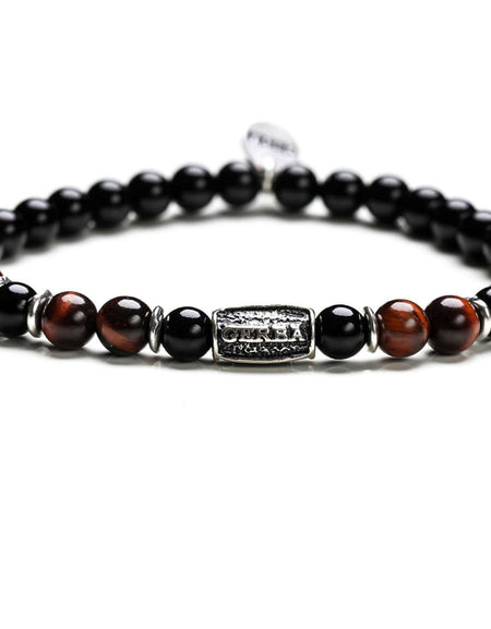 GERBA Bracciale Uomo Stone Collection Red and Black 246