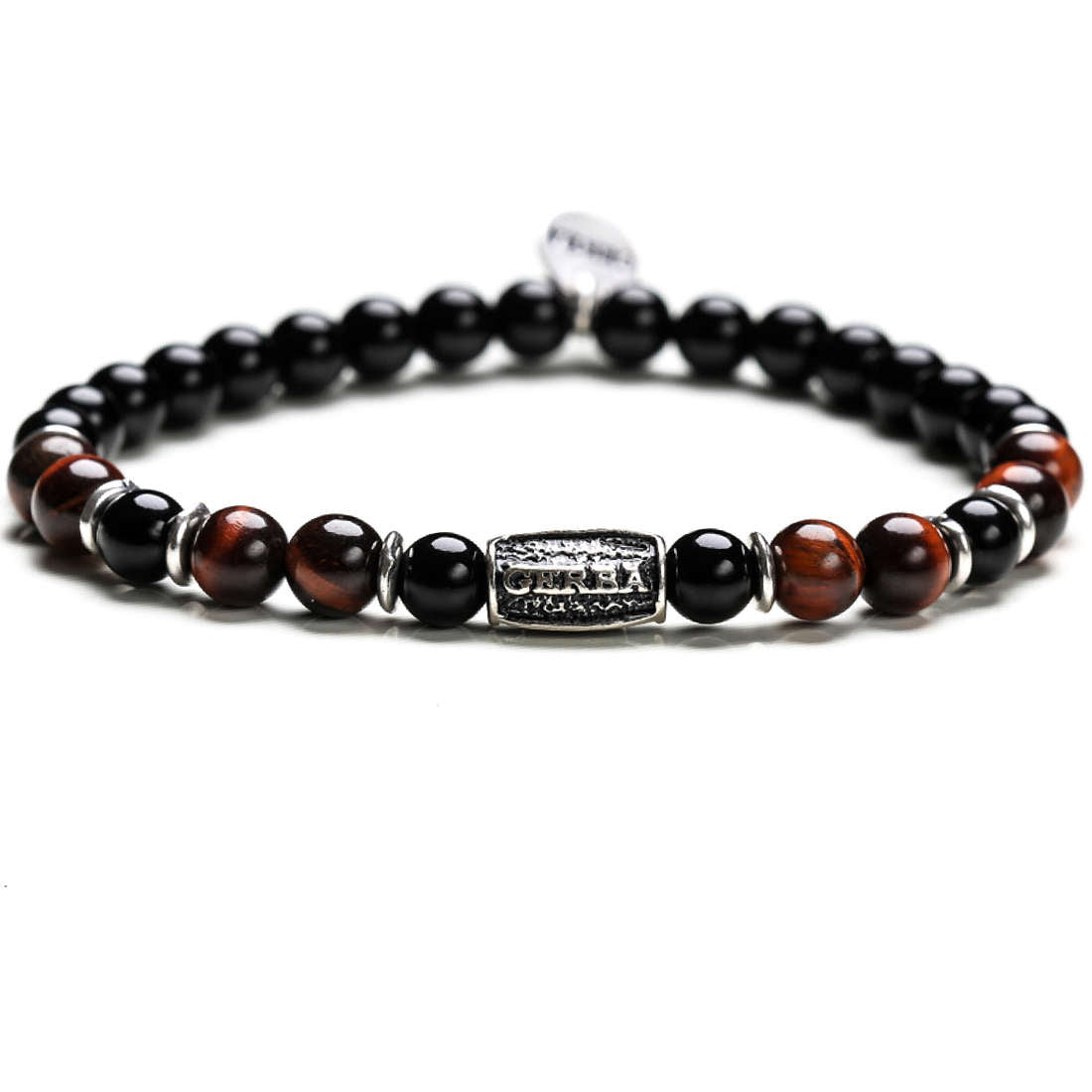 GERBA Bracciale Uomo Stone Collection Red and Black 246