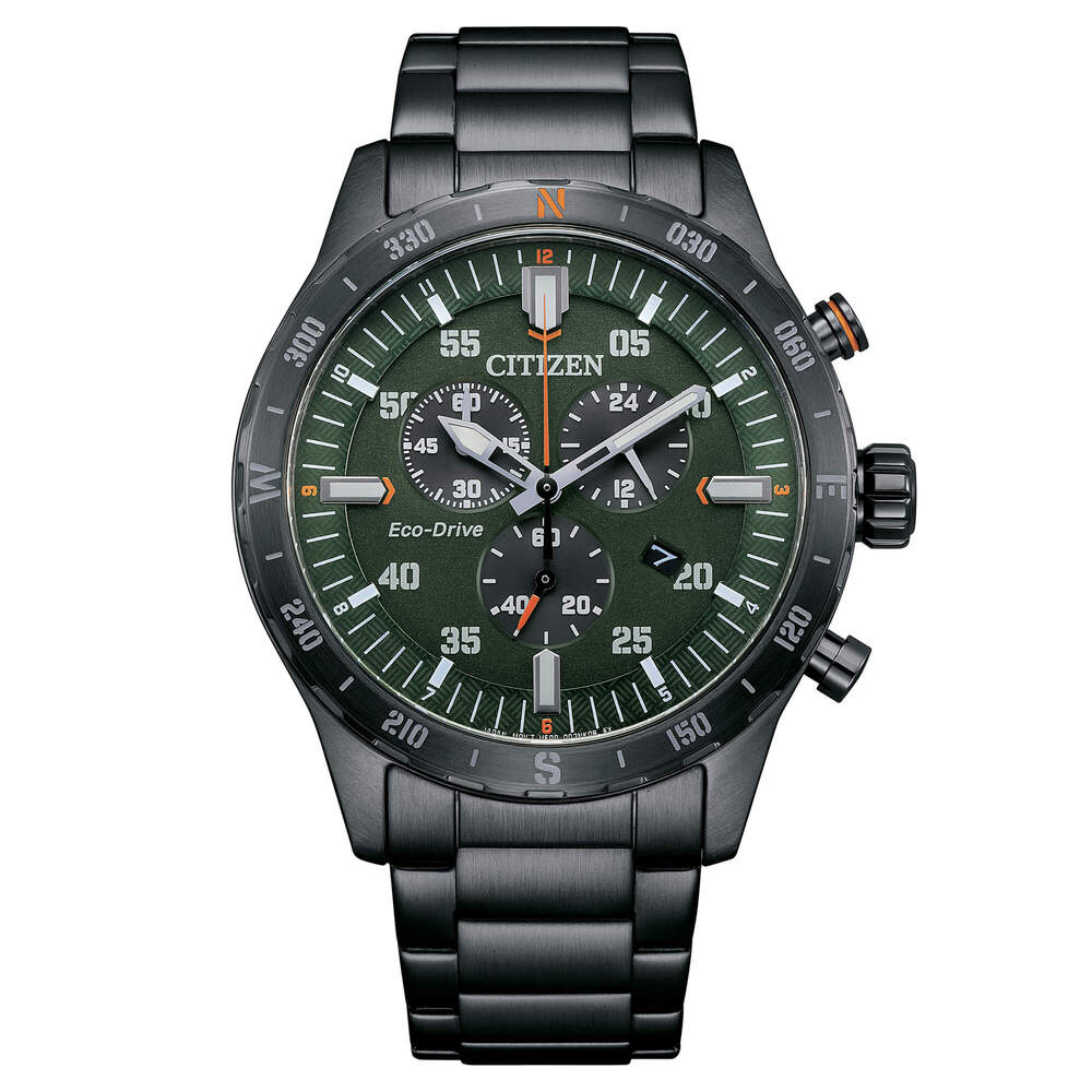 CITIZEN Orologio Uomo Outdoor Crono 2527 Verde