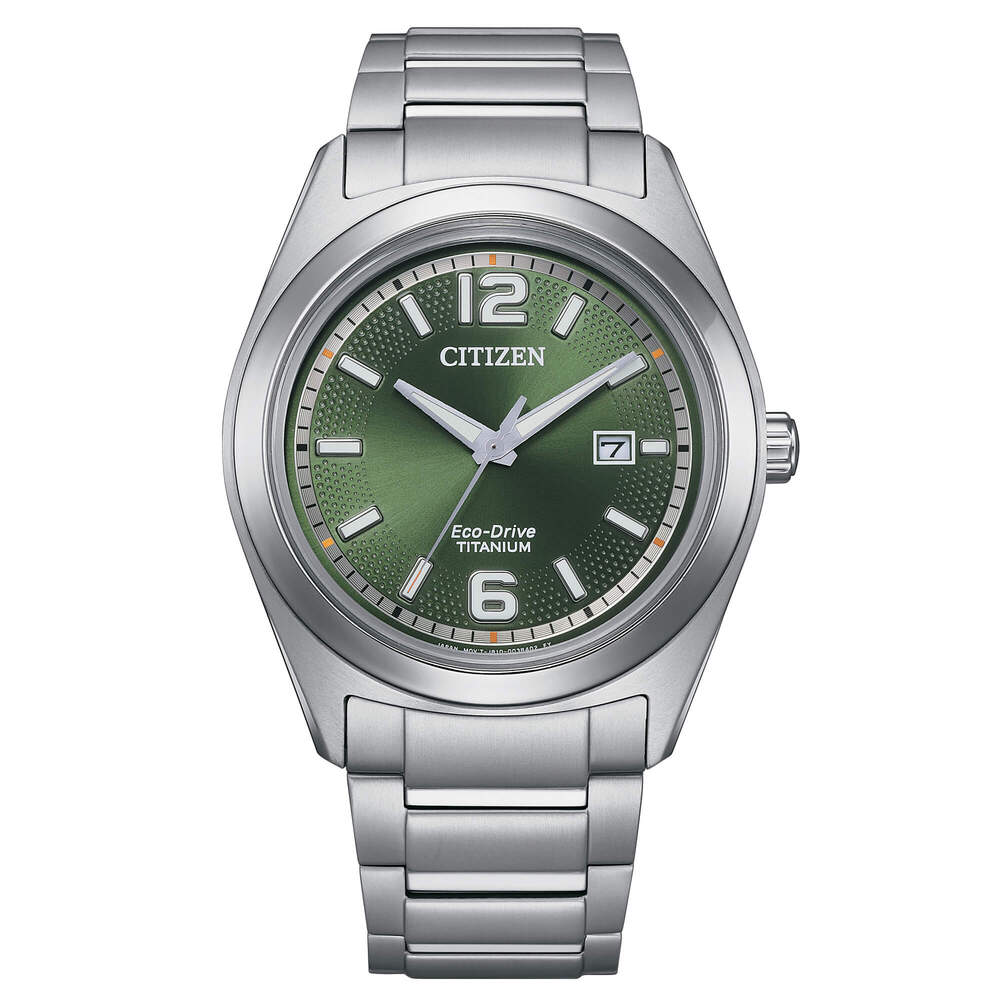 CITIZEN Orologio Uomo Super Titanio Solotempo 1641 Verde