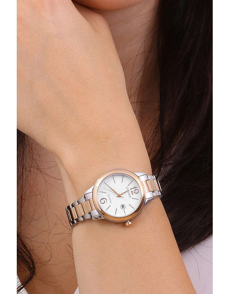 CITIZEN Orologio Donna Lady Solo Tempo Bicolore con Datario