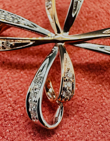 Collana DonnaOro DEVOTION con Croce in Oro Bianco 18kt e Diamanti 0.20CT