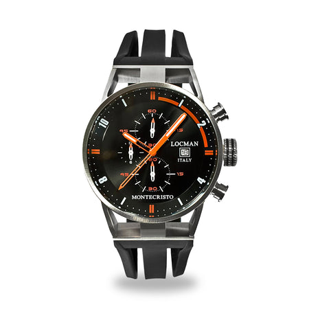 LOCMAN Orologio Uomo Montecristo Classic Cronografo Nero