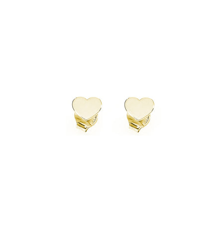 AMEN Orecchini Donna Cuore Dorati in Argento 925