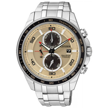CITIZEN Orologio Uomo Crono Super Titanio
