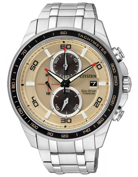 CITIZEN Orologio Uomo Crono Super Titanio