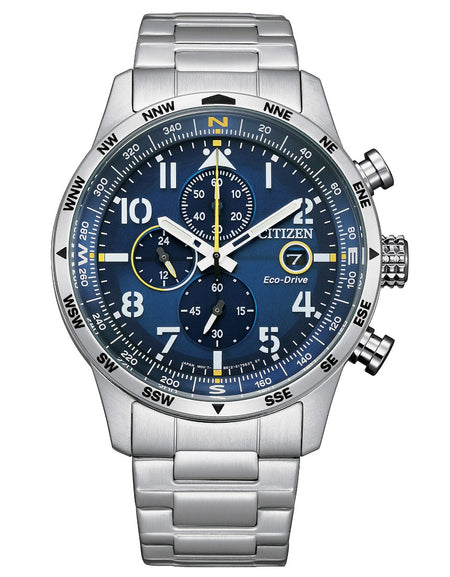 CITIZEN Orologio Uomo Aviator Blu 0790