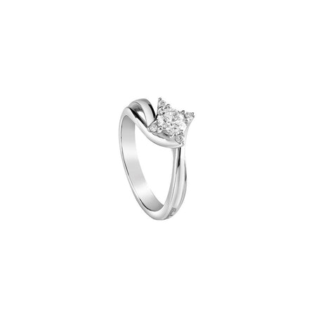 Anello Donna SALVINI Luminosa in Oro Bianco 18kt e Diamanti 0.19ct