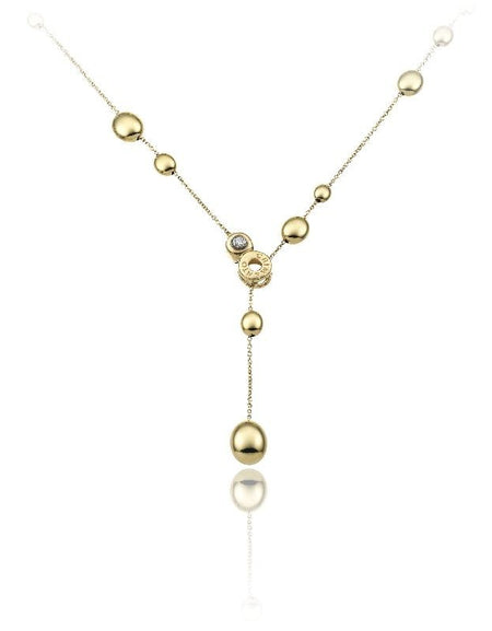 Collana CHIMENTO Armillas Acqua in Oro Giallo 18kt e Diamanti