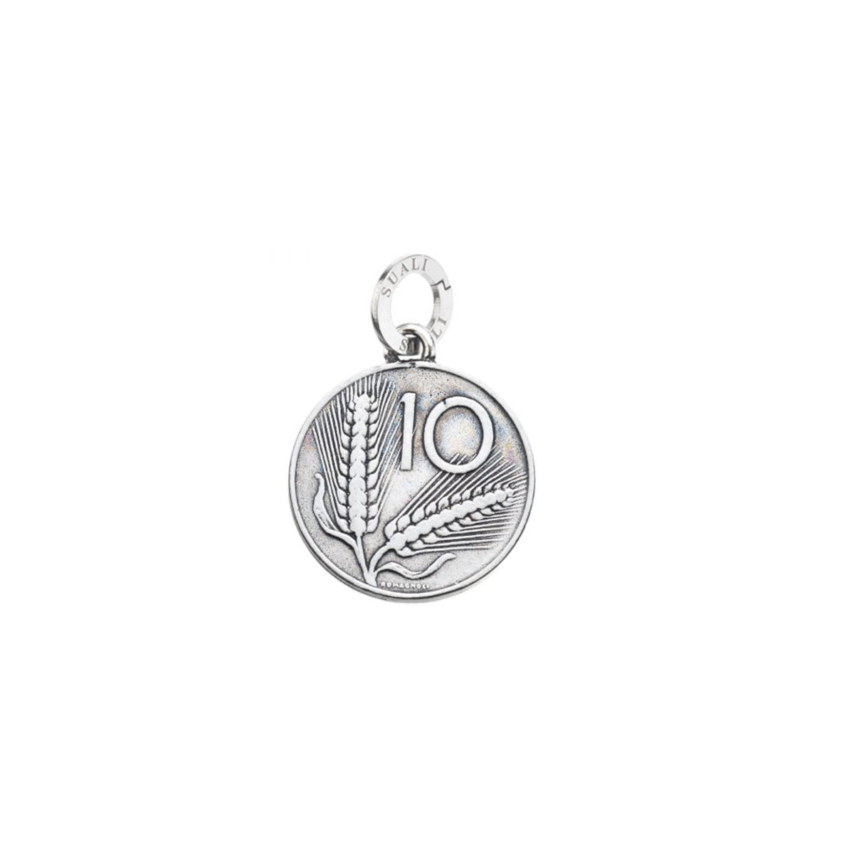 SUALI Charm "10 Lire" in Argento 925