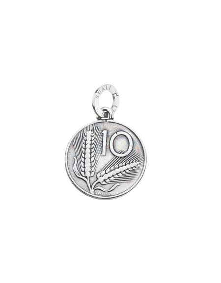 SUALI Charm "10 Lire" in Argento 925