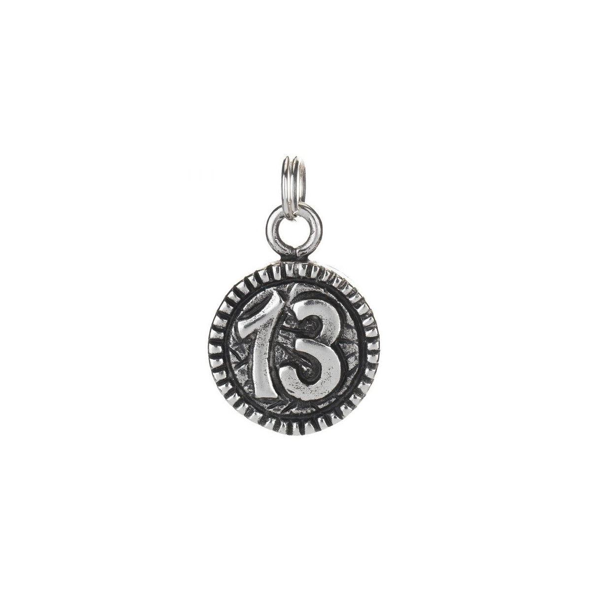 SUALI Charm "Numero 13" in Argento 925